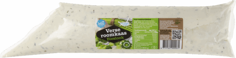 Verse roomkaas bieslook spuitzak Lebo