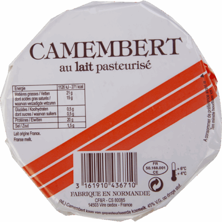 Camembert Bar Orange