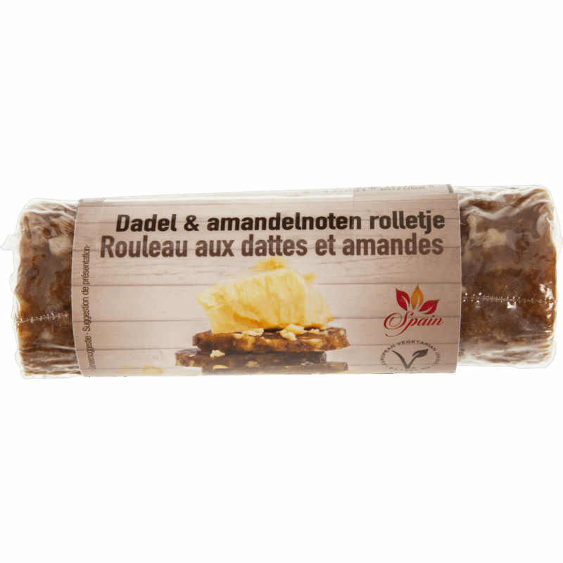 Dadel/amandelrol