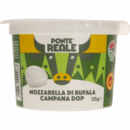 Mozzarella di bufala DOP Ponte Reale beker