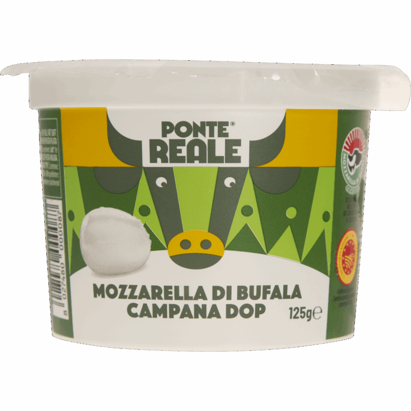 Mozzarella di bufala DOP Ponte Reale beker