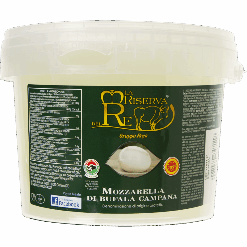 Mozzarella di bufala DOP la Riserva del Re 40x25g