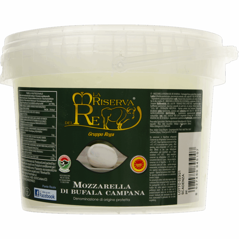 Mozzarella di bufala DOP la Riserva del Re 8x125g